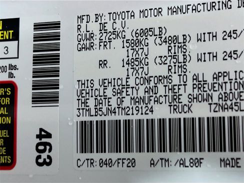 Certified 2026 Toyota Tacoma SR5 image 28