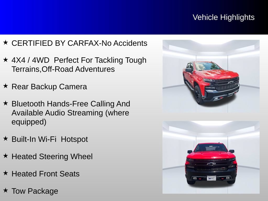 Used 2020 Chevrolet Silverado 1500 LT Trail Boss w/ Convenience Package AWD/4WD image 4