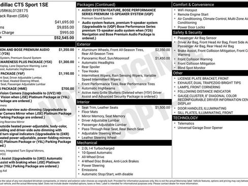 Used 2020 Cadillac CT5 Sport image 6