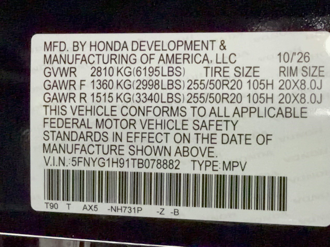 New 2026 Honda Pilot Black Edition image 31