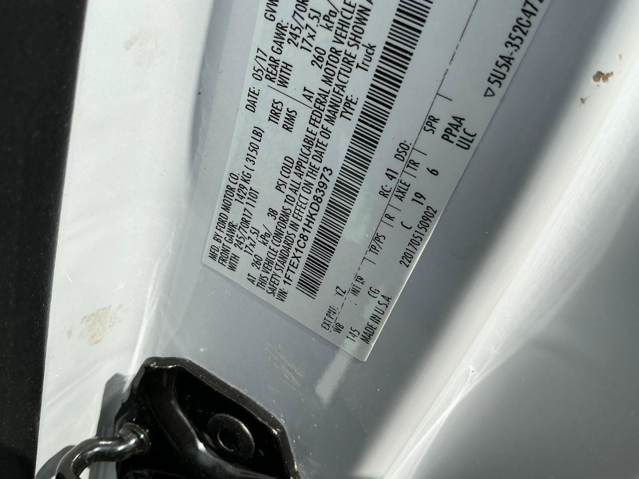 Used 2017 Ford F150 XL w/ Equipment Group 101A Mid RWD image 30