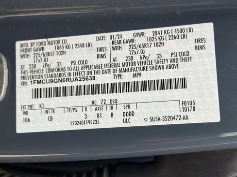 Used 2024 Ford Escape Active AWD/4WD image 32