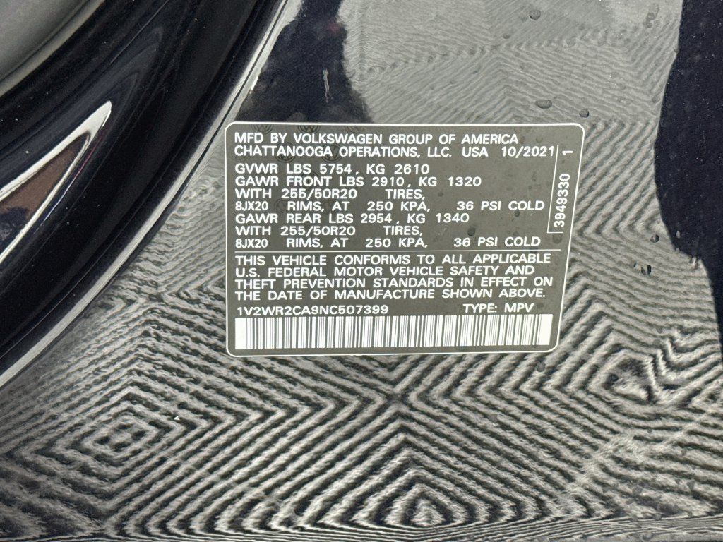 Used 2022 Volkswagen Atlas SE FWD image 32