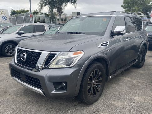 Used 2017 Nissan Armada Platinum w/ Captain Seat Package image 2