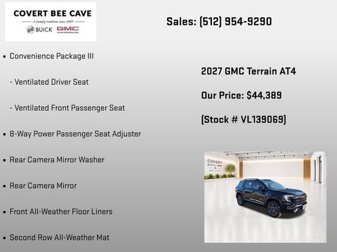 New 2027 GMC Terrain AT4 w/ Convenience Package III AWD/4WD image 19