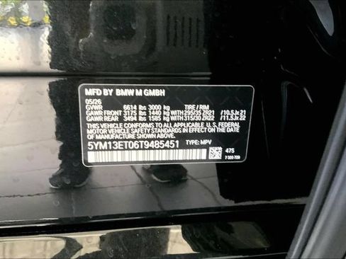 New 2026 BMW X5 M Competition w/ Executive Package AWD/4WD image 13