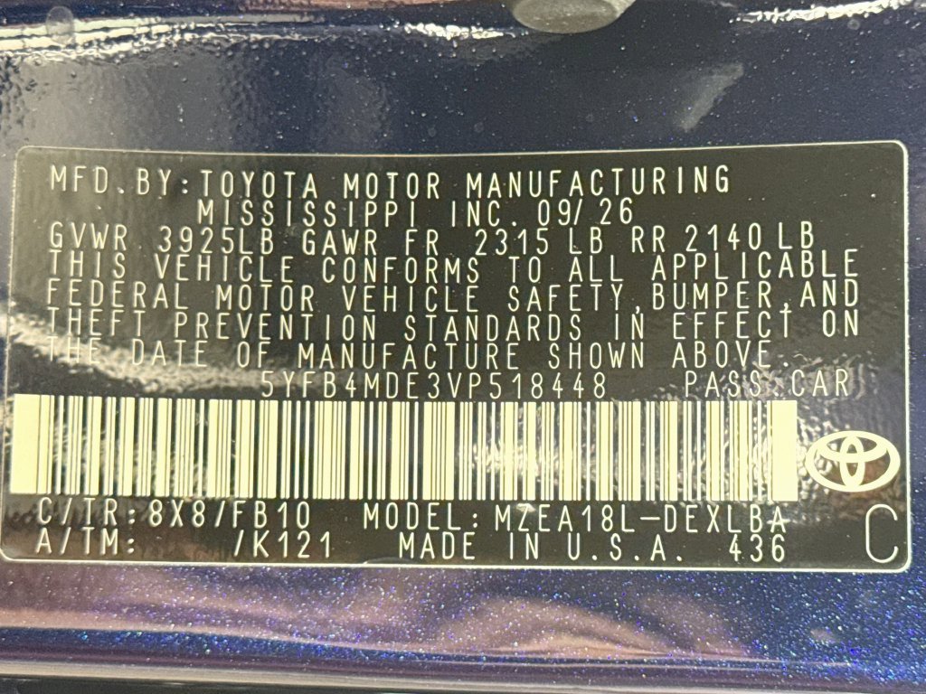 New 2027 Toyota Corolla LE FWD image 16
