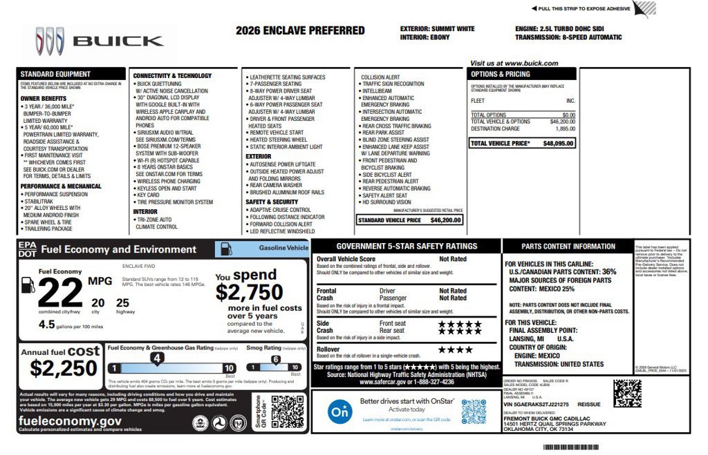 Used 2026 Buick Enclave Preferred FWD image 4