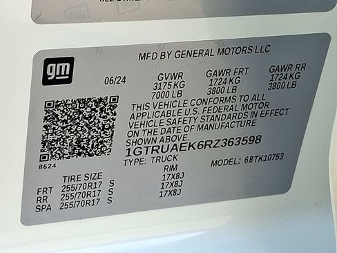 Used 2024 GMC Sierra 1500 Pro w/ Pro Value Package image 27