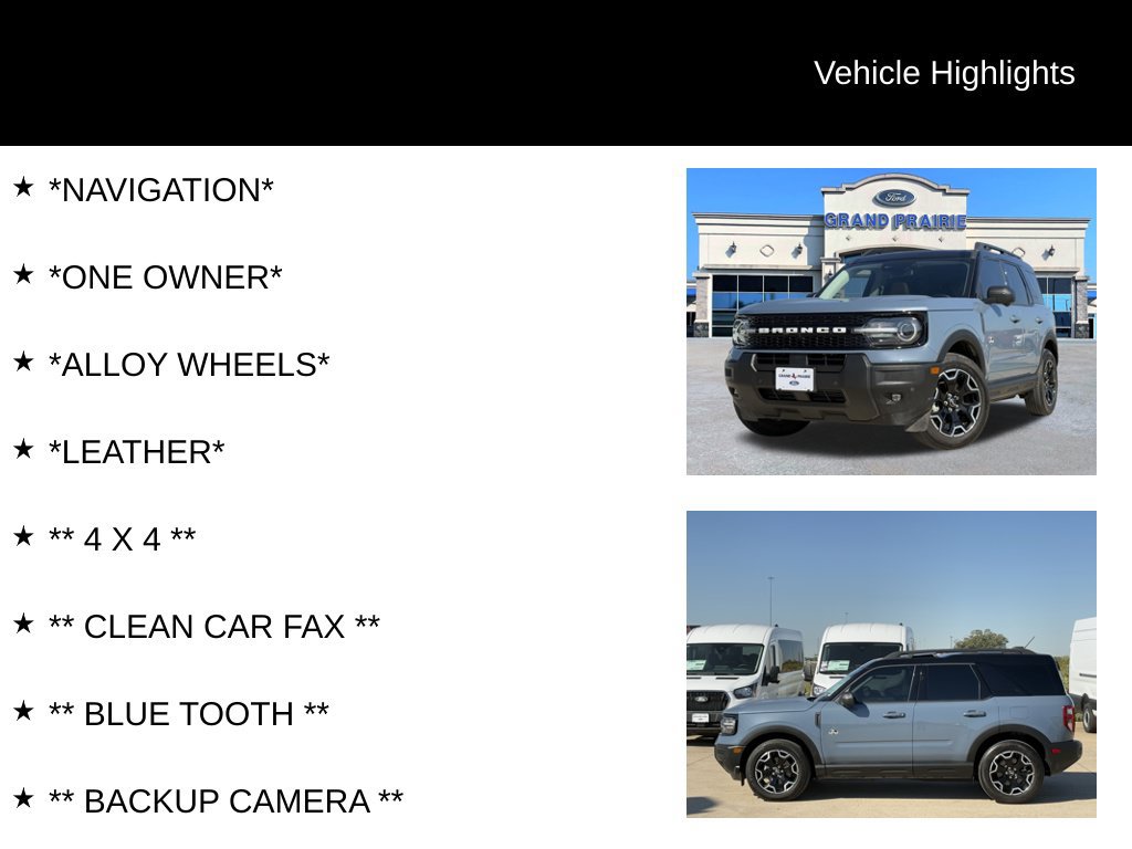 Certified 2025 Ford Bronco Sport Outer Banks w/ Outer Banks Tech Package+ AWD/4WD image 4