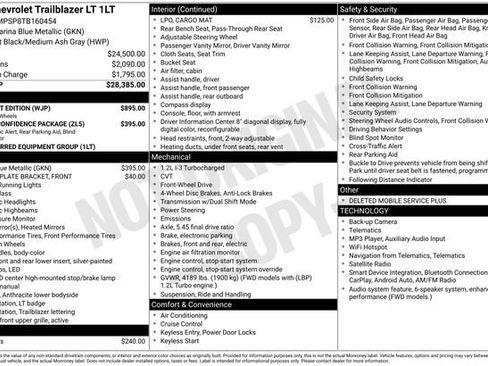 Used 2026 Chevrolet TrailBlazer LT w/ Midnight Edition FWD image 31