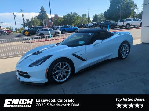 Used 2016 Chevrolet Corvette Stingray Convertible w/ 3LT Preferred Equipment Group RWD image 1