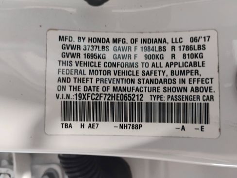 Used 2017 Honda Civic EX image 74