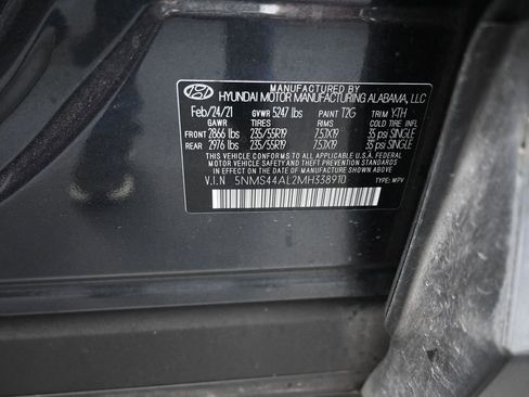 Used 2021 Hyundai Santa Fe Limited FWD image 20