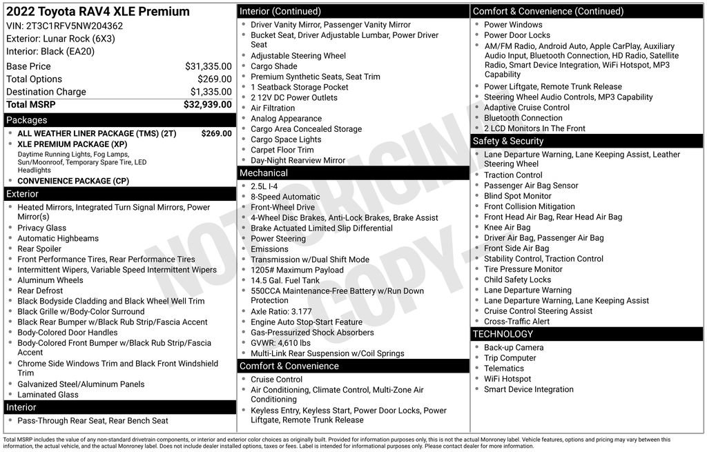 Used 2022 Toyota RAV4 XLE Premium FWD image 31