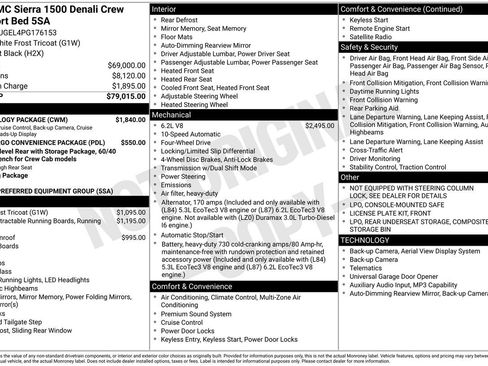 Used 2023 GMC Sierra 1500 Denali w/ Technology Package AWD/4WD image 33