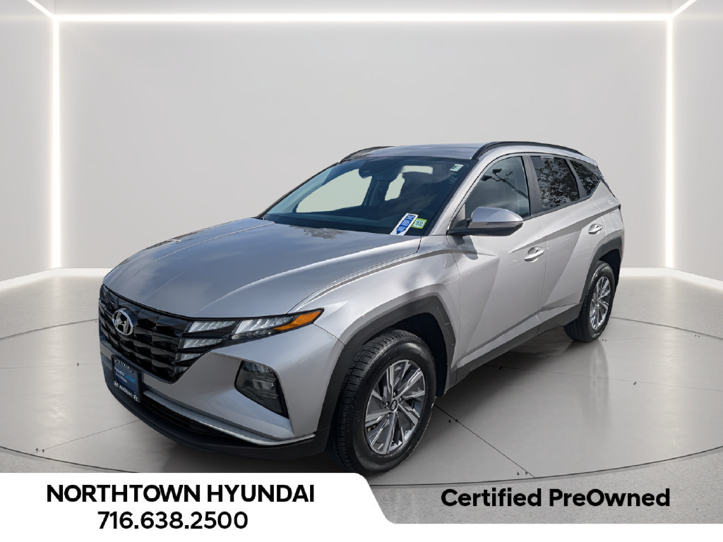 Certified 2022 Hyundai Tucson Blue AWD/4WD image 1