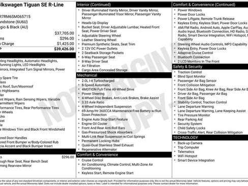 Certified 2025 Volkswagen Tiguan SE R-Line AWD/4WD image 9