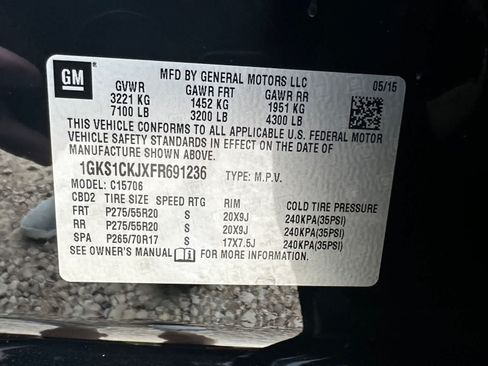 Used 2015 GMC Yukon Denali w/ Open Road Package RWD image 5