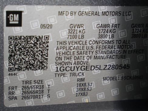 Used 2020 Chevrolet Silverado 1500 LTZ w/ LTZ Convenience Package image 44