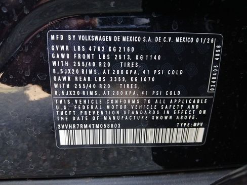 New 2026 Volkswagen Tiguan SE R-Line FWD image 29