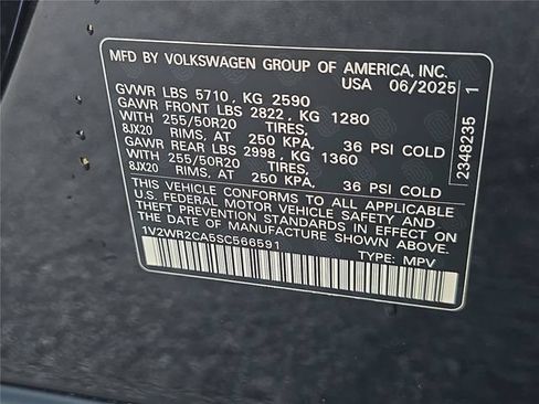 Used 2025 Volkswagen Atlas SE FWD image 22