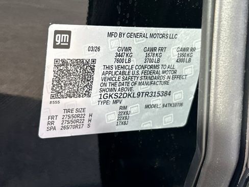New 2026 GMC Yukon Denali w/ Sun & Power Step Package AWD/4WD image 25