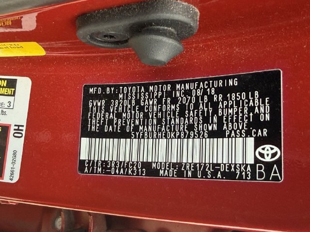 Used 2019 Toyota Corolla SE FWD image 31