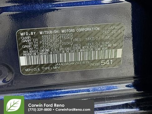 Used 2019 Mitsubishi Outlander LE FWD image 33