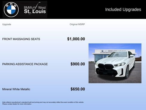 New 2026 BMW X6 xDrive40i w/ Executive Package image 18