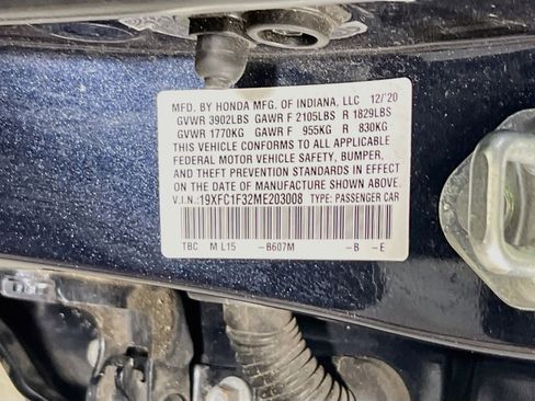 Used 2021 Honda Civic EX image 31