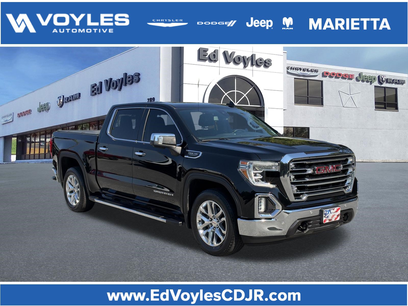 Used 2019 GMC Sierra 1500 SLT w/ SLT Premium Plus Package RWD image 1