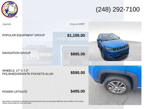 Used 2017 Jeep Compass Latitude w/ Popular Equipment Group image 5