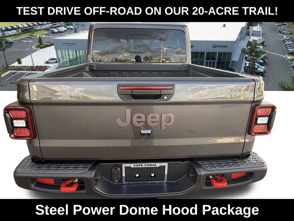 New 2026 Jeep Gladiator Rubicon w/ Steel Power Dome Hood Package AWD/4WD image 5