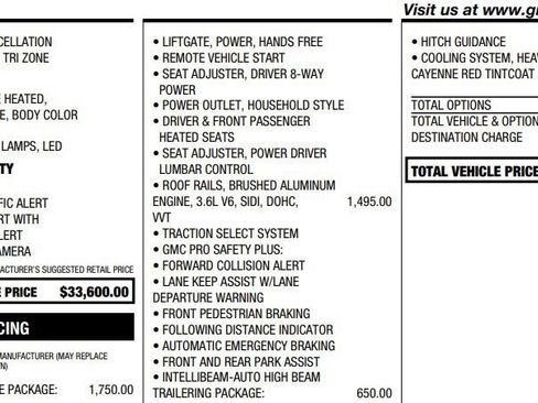 Certified 2021 GMC Acadia SLE w/ Driver Convenience Package FWD image 2