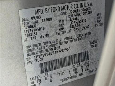 Used 2004 Ford F150 FX4 image 15