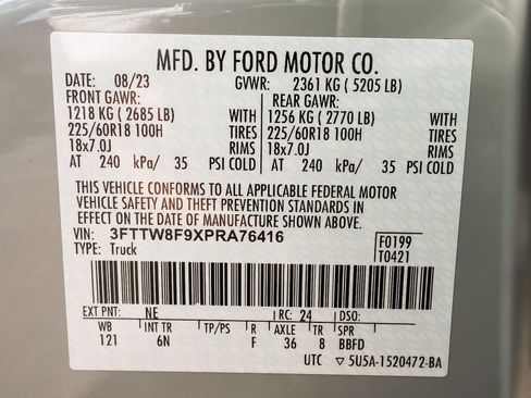 Used 2023 Ford Maverick Lariat w/ Lariat Luxury Package AWD/4WD image 17