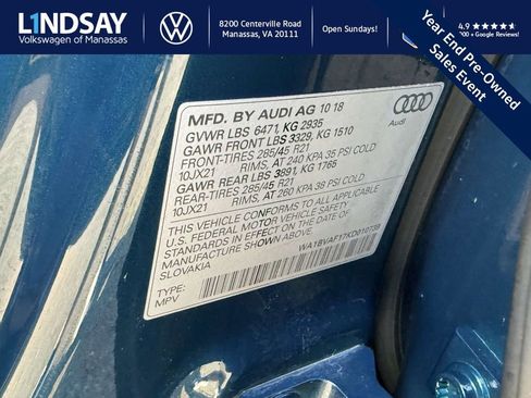 Used 2019 Audi Q8 Premium Plus w/ Premium Plus image 26