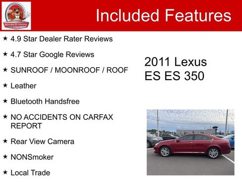 Used 2011 Lexus ES 350 image 5