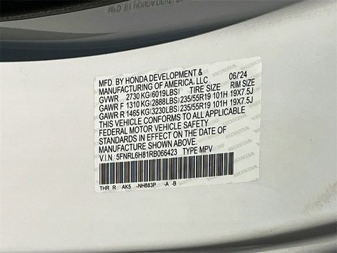 Used 2024 Honda Odyssey Touring image 34