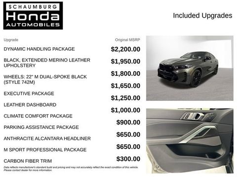 Used 2026 BMW X6 M60i w/ Dynamic Handling Package AWD/4WD image 4