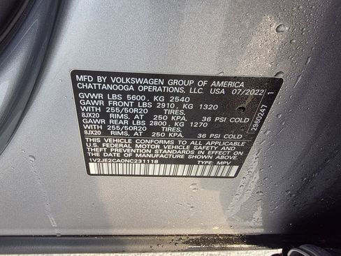 Used 2022 Volkswagen Atlas Cross Sport SE image 30