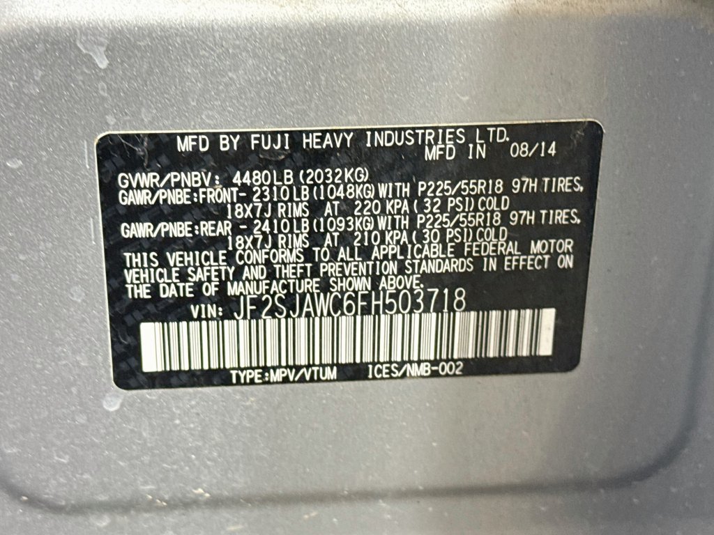 Used 2015 Subaru Forester 2.5i Touring w/ Eyesight & Navigation System AWD/4WD image 41