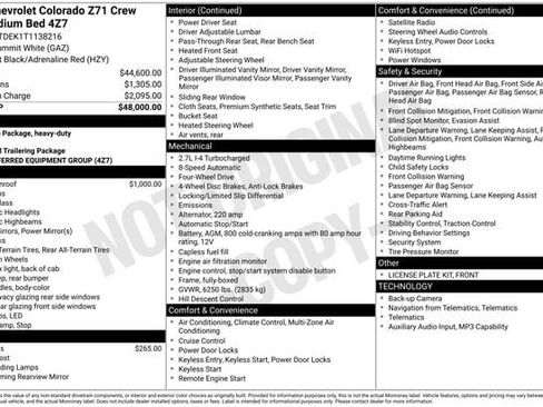 Used 2026 Chevrolet Colorado Z71 AWD/4WD image 6