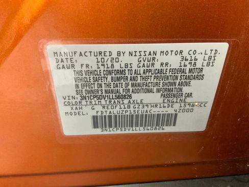 Used 2020 Nissan Kicks SR w/ SR Premium Package FWD image 35