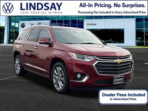 Used 2021 Chevrolet Traverse Premier w/ LPO, 'HIT The Road' Package AWD/4WD image 1