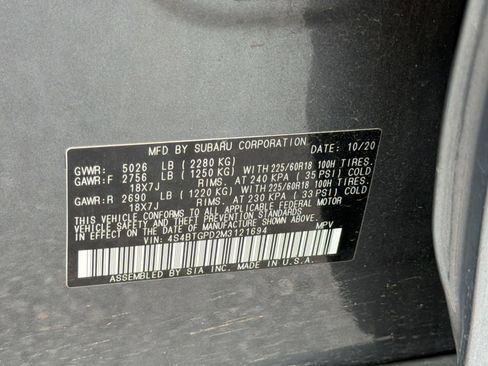 Used 2021 Subaru Outback Touring XT AWD/4WD image 23