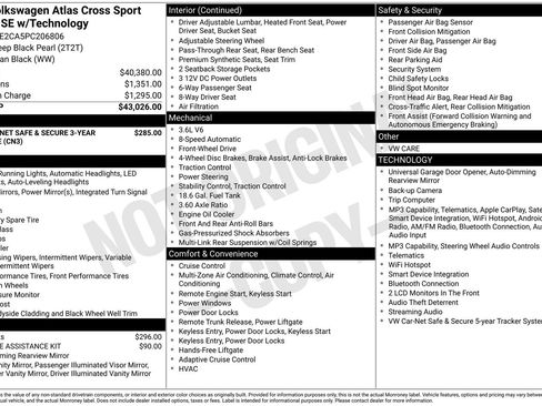 Used 2023 Volkswagen Atlas Cross Sport SE FWD image 35