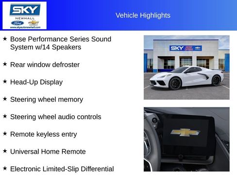 New 2024 Chevrolet Corvette Stingray Premium Conv w/ Z51 Performance Package image 26