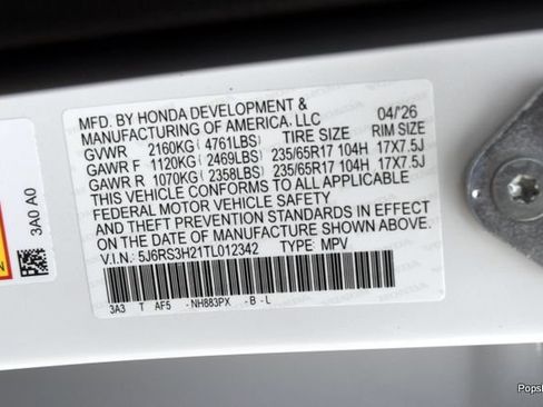 Used 2026 Honda CR-V LX image 20